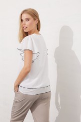 Picture of Asymmetric chiffon blouse