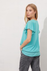 Picture of Asymmetric chiffon blouse