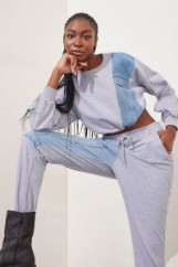 Εικόνα της Παντελόνι βαμβακερό patchwork design