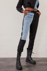 Εικόνα της Παντελόνι βαμβακερό patchwork design