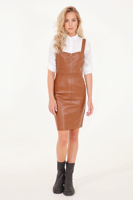 Picture of Mini faux leather dress