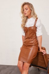 Picture of Mini faux leather dress