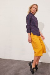 Picture of Pleated zip culotte pants