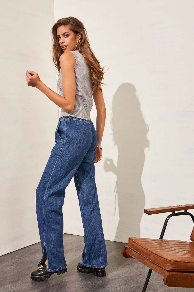 Picture of Long wide leg jeans