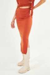 Picture of Knitted midi skirt