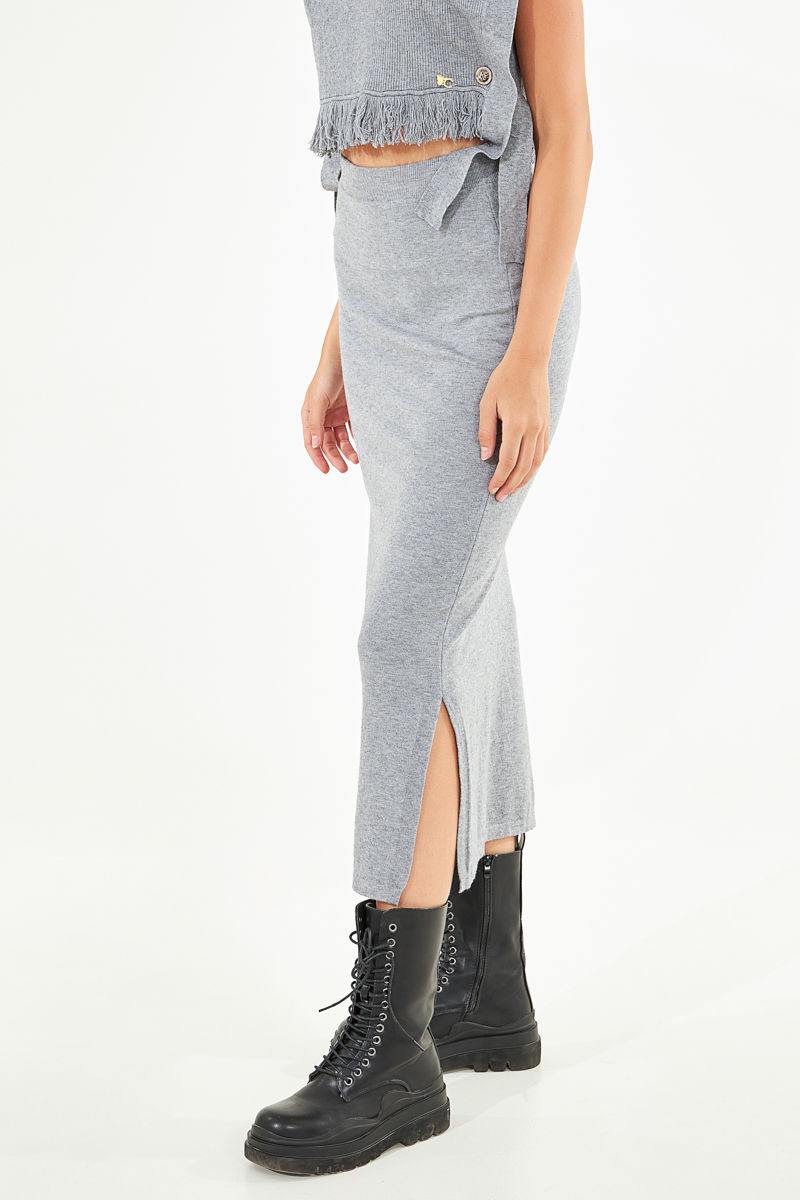 Picture of Knitted midi skirt