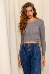 Picture of Cropped knit sweater