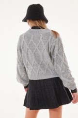 Picture of Lurex mini knitted skirt