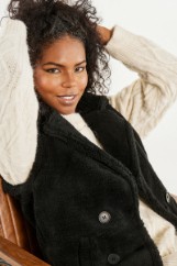 Picture of Sleeveless fur coat