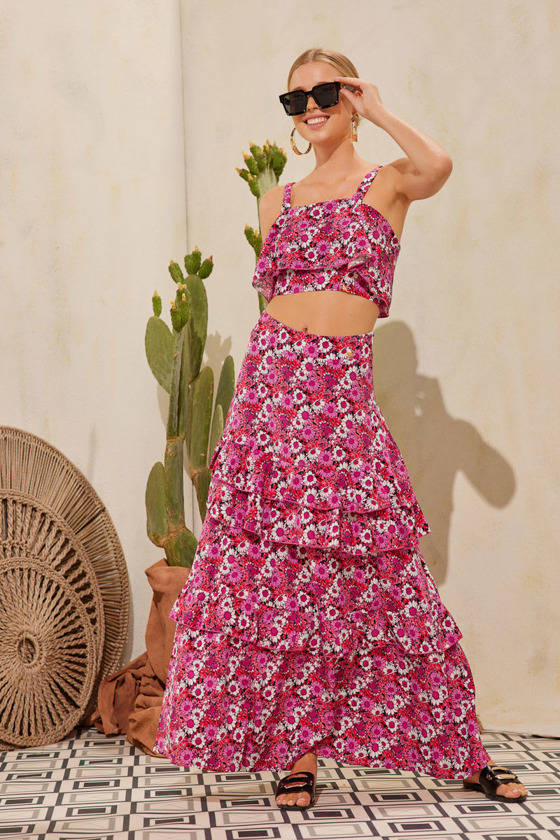 Picture of Crop top mexican set