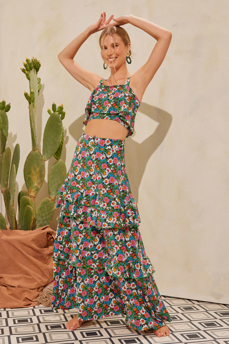 Picture of Crop top mexican set