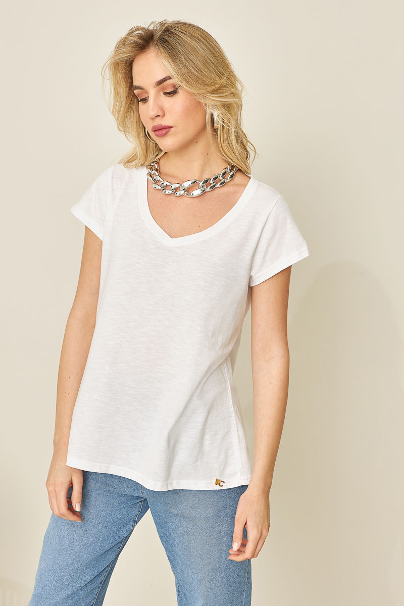 Picture of T-shirt V neck