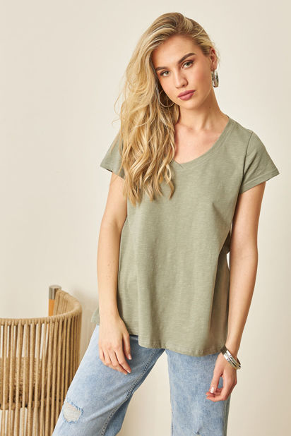 Picture of T-shirt V neck