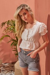 Picture of Poplin crop top