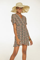 Picture of Mini wrap floral dress