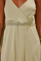 Εικόνα της Φόρεμα mini κρουαζέ λεπτομέρεια δαντέλας