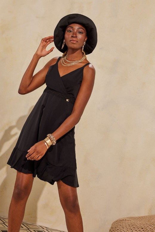 Picture of Lace detail mini dress