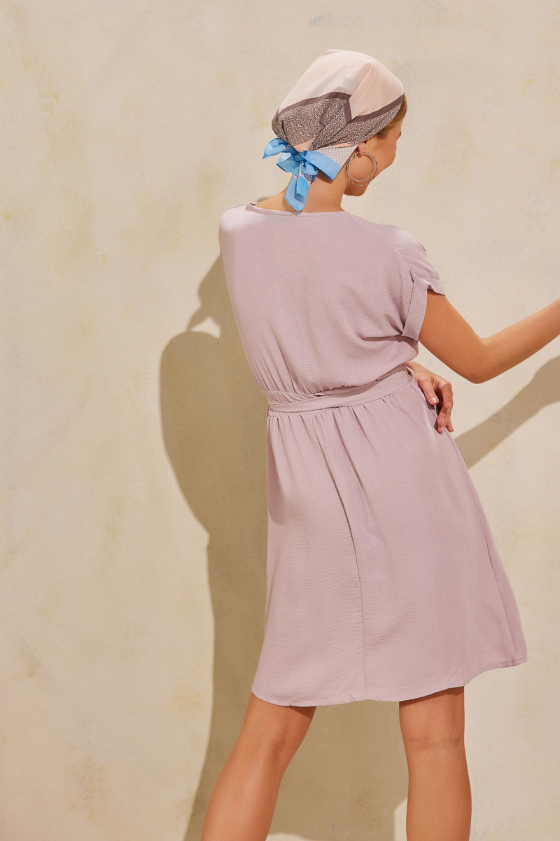 Picture of Mini linen dress with pockets