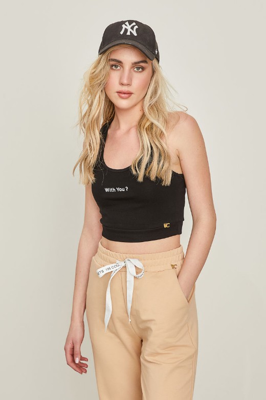 Picture of With you graphic crop top