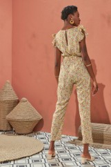 Picture of Floral open back detail jumpsuit