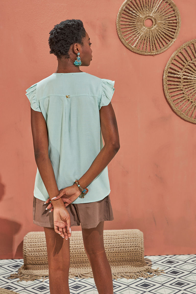 Picture of Highwaisted safari shorts