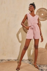 Picture of Solid playsuit with buttons