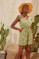 Picture of Floral playsuit with ruffled sleeves