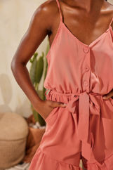 Picture of Ruffled playsuit with buttons