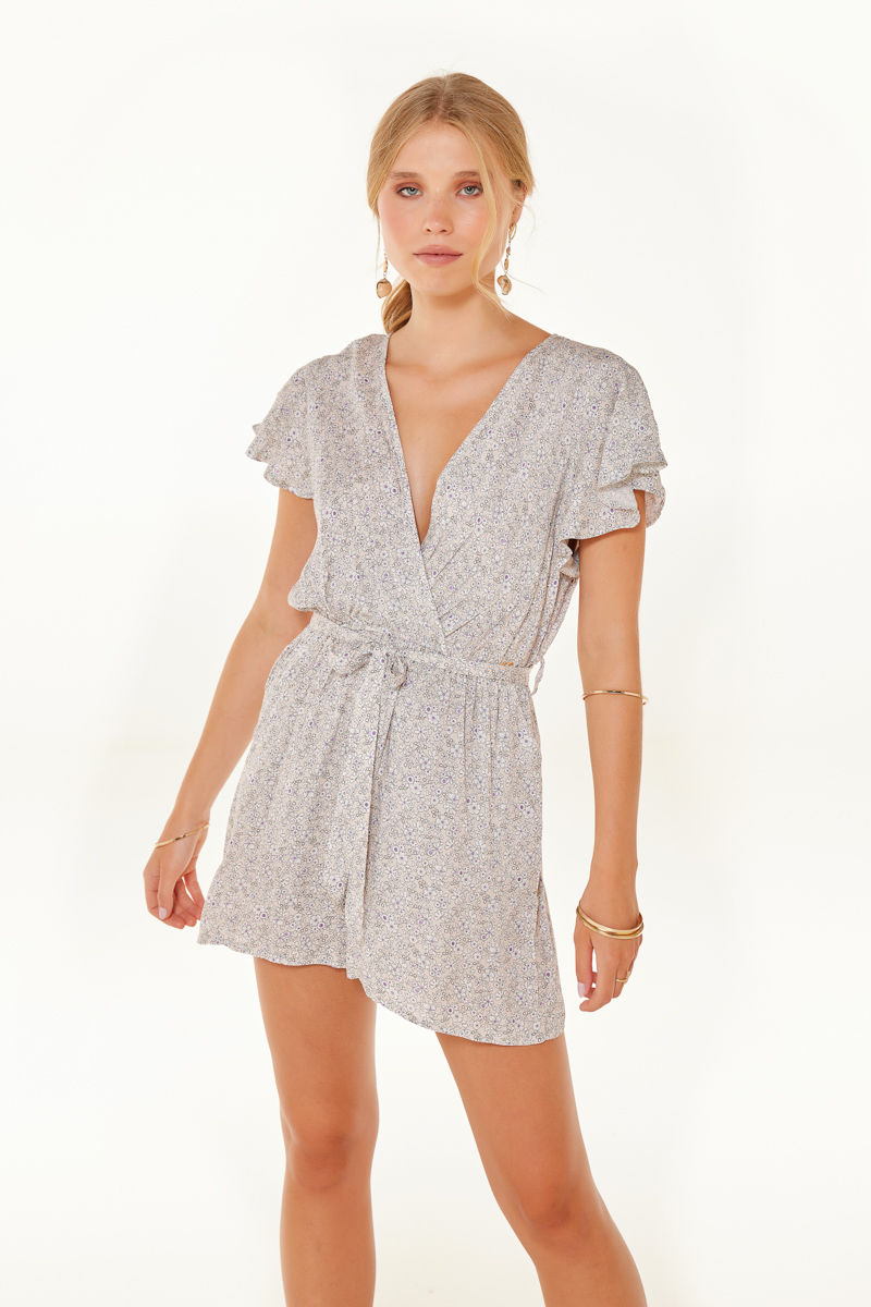 Picture of Flower print playsuit