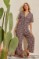 Picture of Floral front tie jumpsuit