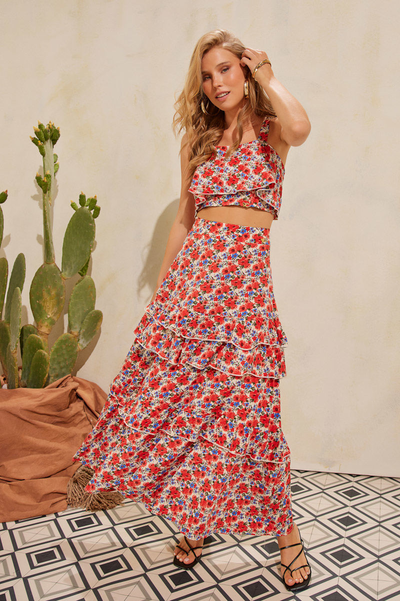 Picture of Maxi mexican skirt