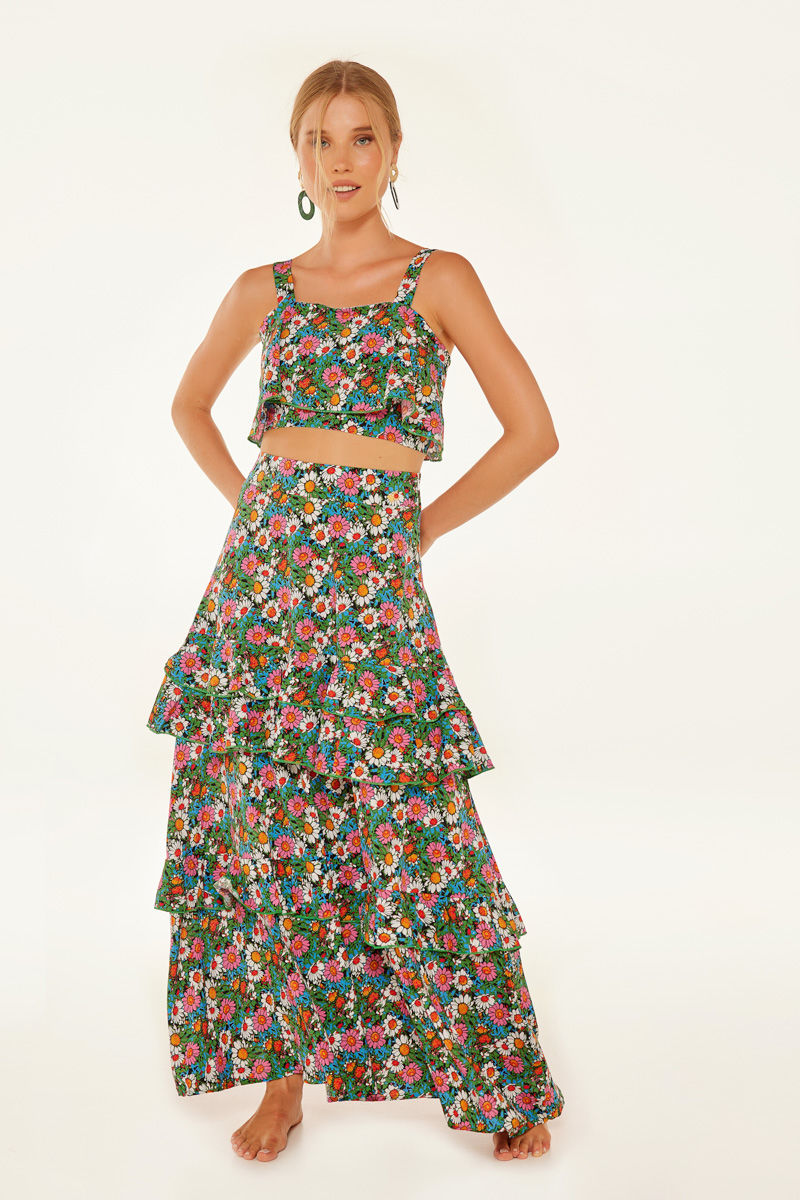 Picture of Maxi mexican skirt