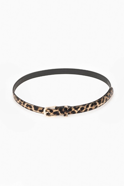 Picture of Slim animal print belt