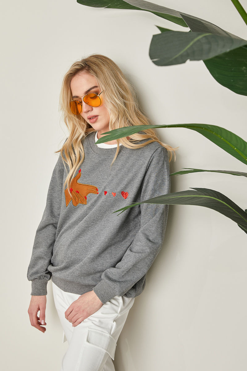 Picture of Sweatshirt with hearts