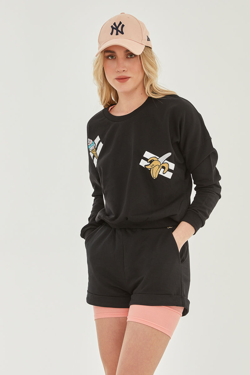 Ice cream graphic sweatshirt