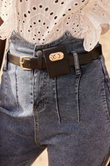 Picture of Buggy denim with belt