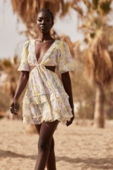 Picture of Cut-out chiffon dress