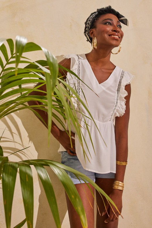 Picture of Blouse with ruffles