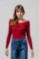 Picture of Off-shoulder ribbed top