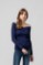 Picture of Off-shoulder ribbed top