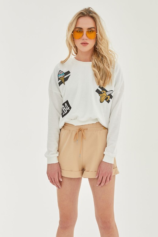 Ice cream graphic sweatshirt