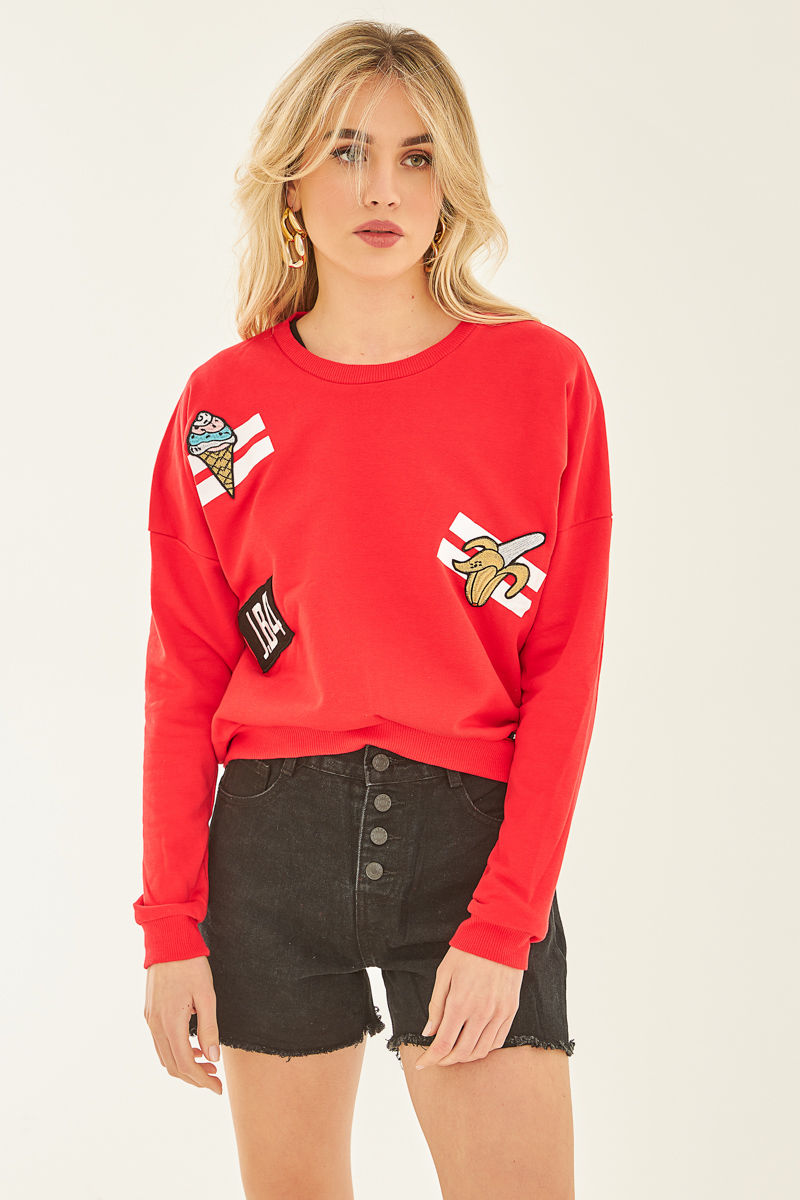 Ice cream graphic sweatshirt