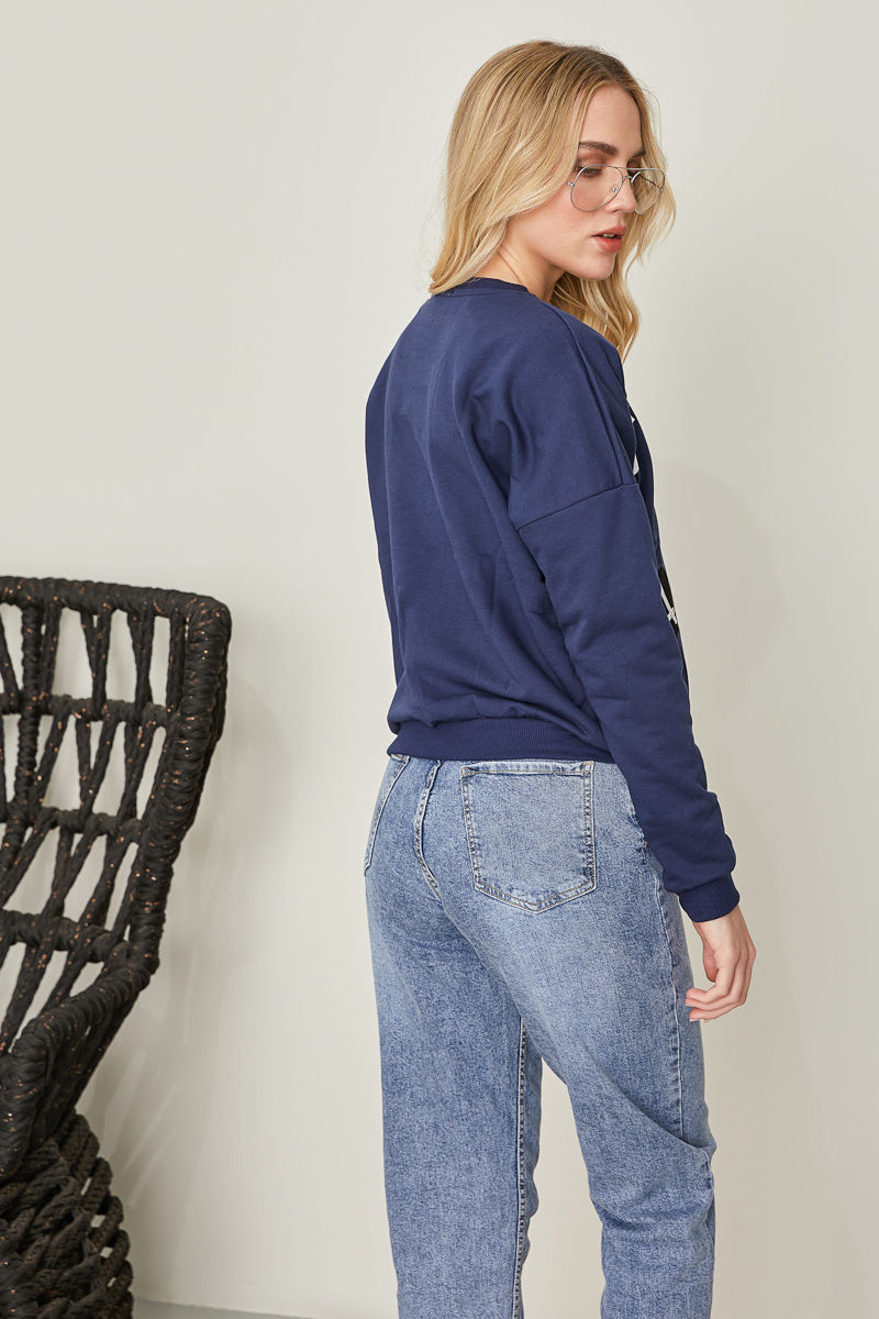 Ice cream graphic sweatshirt