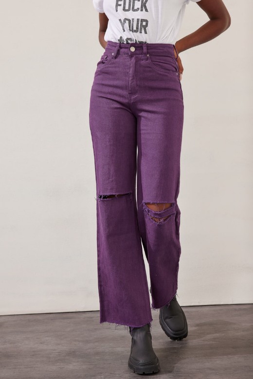 Picture of Wide leg jeans in colors