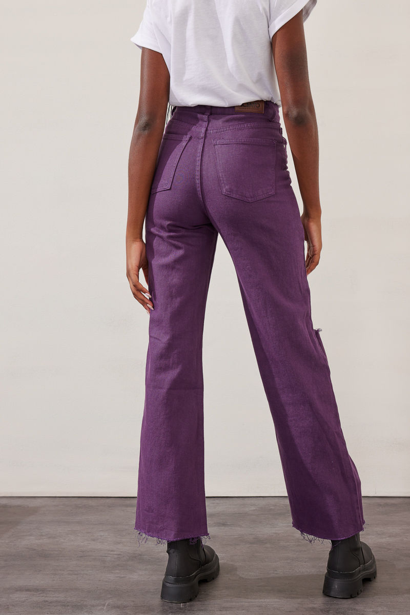 Picture of Wide leg jeans in colors