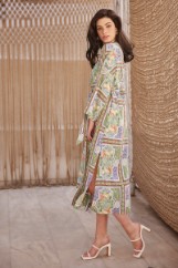 Picture of Printed long kimono