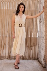 Picture of Airy dress with fringes