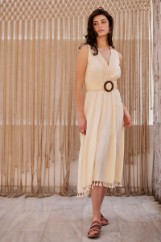 Picture of Airy dress with fringes