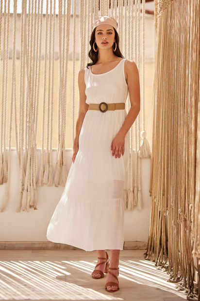 Picture of Maxi belted dress