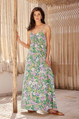 Εικόνα της Φόρεμα floral με φιόγκο